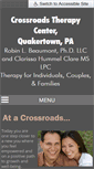 Mobile Screenshot of crossroadstherapycenter.com