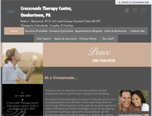 Tablet Screenshot of crossroadstherapycenter.com